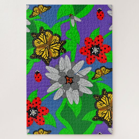 Puzzle Entomologiste Bouquet (Vertical)