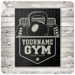 Puzzle Entraîneur de fitness de Kettlebell<br><div class="desc">Personalized Home GYM Kettlebell Fitness Entraîneur Weight Lifting design - Customize with your Name or Custom Text!</div>