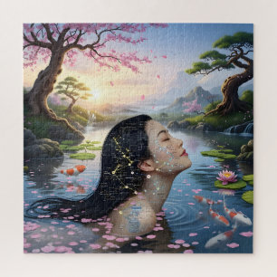 Puzzle "Entre Blossom et Formule" - Un Portrait Numérique