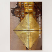 Puzzle Entrée de la pyramide de verre du Musée du Louvre, (Vertical)