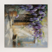 Puzzle Entrée Fleurs Violettes (Horizontal)