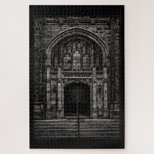 Puzzle Entrée Knox College No 1 avec frontière (Vertical)