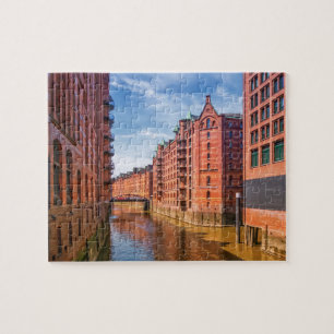 Puzzle Entrepôts de Speicherstadt, Hambourg (Allemagne)