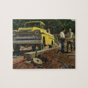 Puzzle Entrepreneur en construction Architecte d'entrepri
