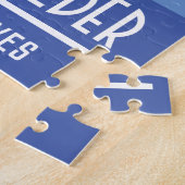 Puzzle Entrepreneur général avec matériaux de constructio (Côté)