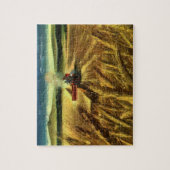 Puzzle Entreprise agricole vintage, Agriculture du blé (Vertical)