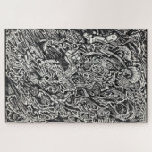 Puzzle Entrez, l'homme au micro-point (Horizontal)