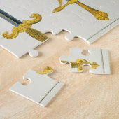 Puzzle Épées, plat 'd'une histoire du développement a (Côté)