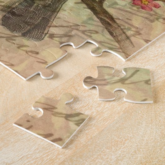 Puzzle Épervier vintage (Côté)