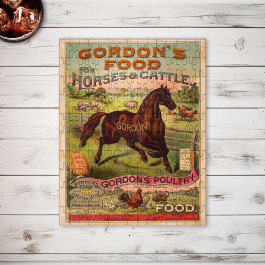 Puzzle Éphémère de la publicité des aliments pour animaux