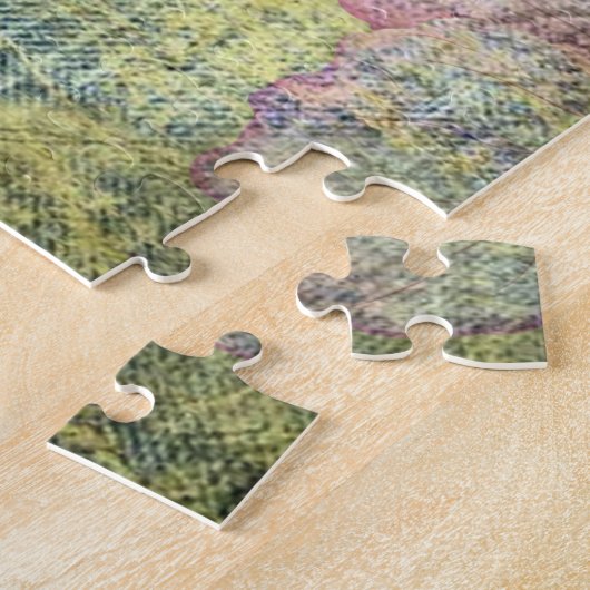 Puzzle Ephémère de marque postale de libellule d'Hydrange (Côté)