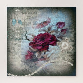 Puzzle Éphémère Rose Victorienne (Vertical)