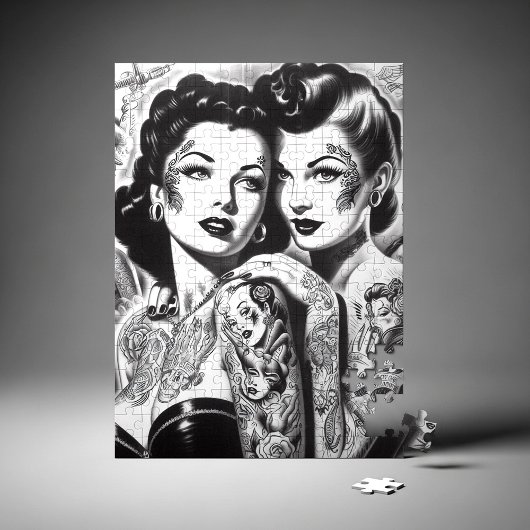 Puzzle Éphémères tatouées vintage
