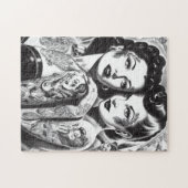 Puzzle Éphémères tatouées vintage (Horizontal)