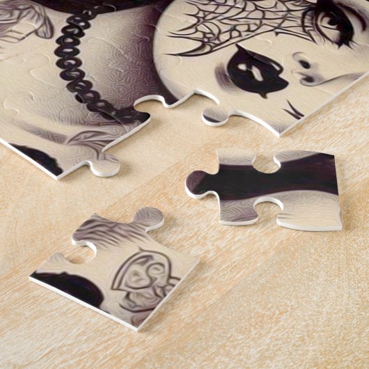 Puzzle Épingle à tatouage rétro vers le haut (Côté)