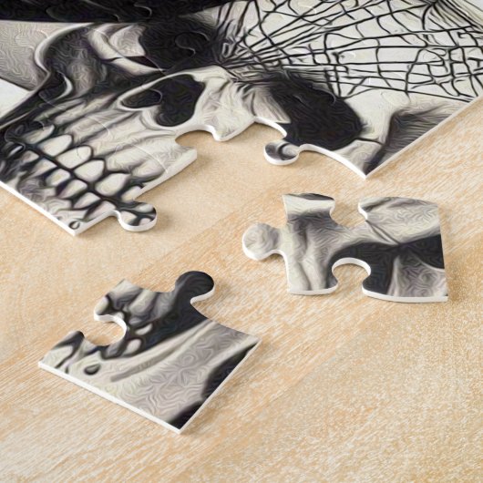 Puzzle Épingle de goth tatoué rétro (Côté)