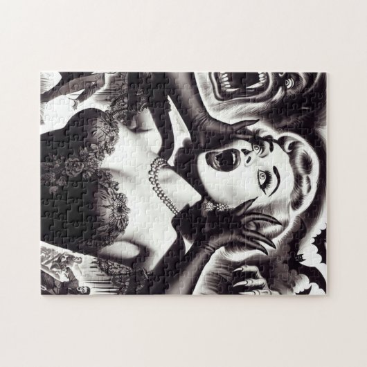 Puzzle Épingle d'horreur vintage (Horizontal)