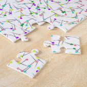 Puzzle Épingles de couture colorées Couturière Robeuse (Côté)