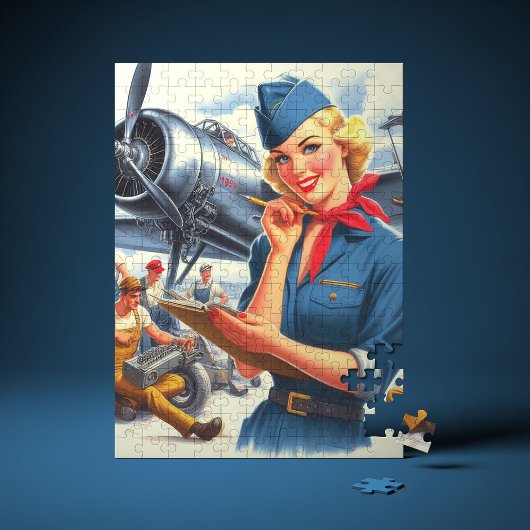 Puzzle Épiningle d'avion vintage