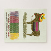 Puzzle Éplucher la queue sur l'âne (Horizontal)