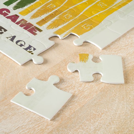 Puzzle Éplucher la queue sur l'âne (Côté)