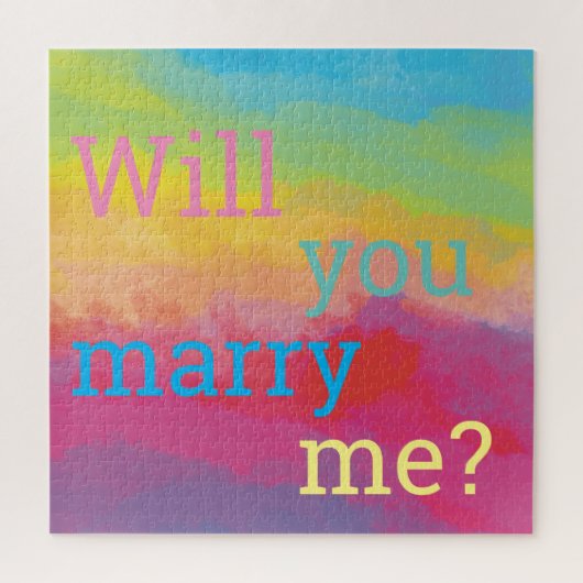 Puzzle Épouse-moi Proposition de mariage gay (Vertical)