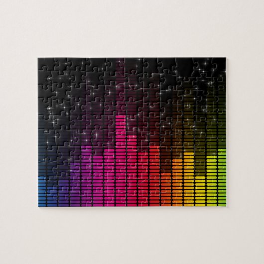Puzzle Equalizer Disco Lights Music Volume (Horizontal)