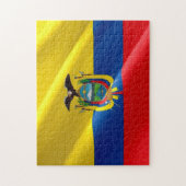 Puzzle Equateur - Drapeau équatorien - (Vertical)