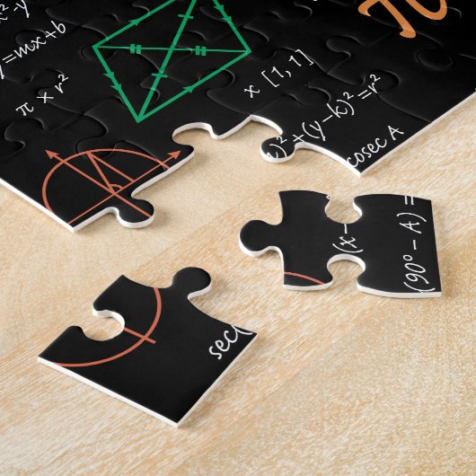Puzzle Équations mathématiques colorées Formules mathémat (Côté)