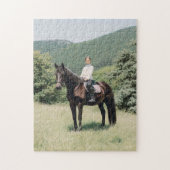 Puzzle Equestrian Horse Custom Photo Unique (Vertical)