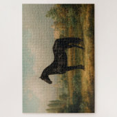 Puzzle Equestrian Vintage Style Horse Landscape (Vertical)
