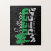 Puzzle Équipe de Cheer AJOUTER NOM École Athlète Cheerlea (Vertical)