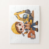 Puzzle Équipe de construction junior (Vertical)