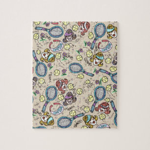 Puzzle Équipe gallons de tennis