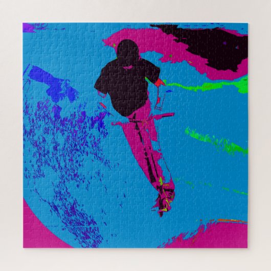 Puzzle équitation de la Galaxie - Scooter Rider Jigsaw Pu (Vertical)