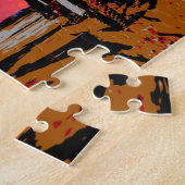 Puzzle Équitation de motocyclette du motocross du garçon (Côté)