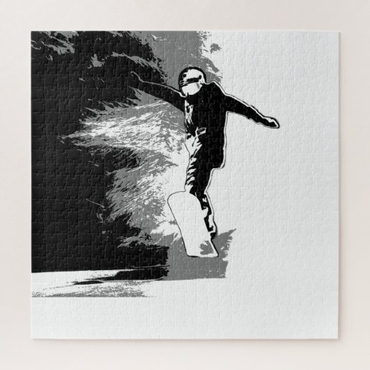 Puzzle Équitation libre - Snowboarder (Vertical)