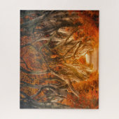 Puzzle Érable d'automne forêt automne bois feuillage (Vertical)