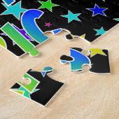 Puzzle "ERIC" Prénom, Amusant "HEUREUX ANNIVERSAIRE" (Côté)