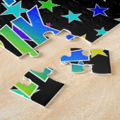 Puzzle "ERIK" Prénom, amusant "HEUREUX ANNIVERSAIRE" (Côté)