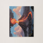 Puzzle Éruption des enfants volcans (Vertical)