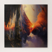 Puzzle Éruption du volcan (Horizontal)