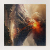 Puzzle Éruption volcanique (Horizontal)