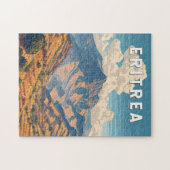 Puzzle Erythrée Illustration Voyage Art Vintage (Horizontal)