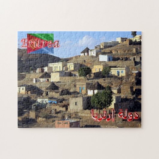 Puzzle Erythrée - Maisons de village - (Horizontal)
