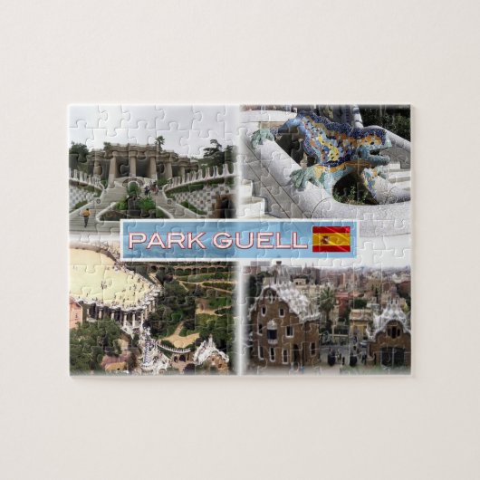 Puzzle ES - Barcelone - Parc Guell (Horizontal)