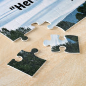 Puzzle Ésaïe 6:8 Alors j'entendis la voix du Seigneur (Côté)