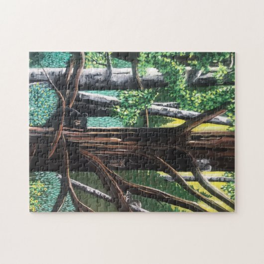 Puzzle Escalade de l'ours bébé (Horizontal)