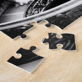 Puzzle Escalier spiral noir et blanc (Côté)