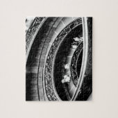 Puzzle Escalier spiral noir et blanc (Vertical)